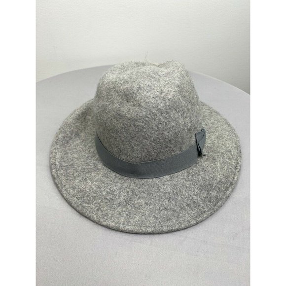 J. Crew Women's $90 Western Hat with Grosgrain Trim Gray Size S/M AC458